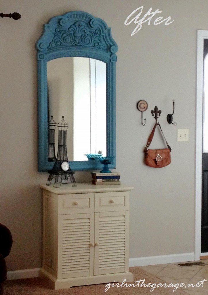 Living room entryway "After" - Girl in the Garage