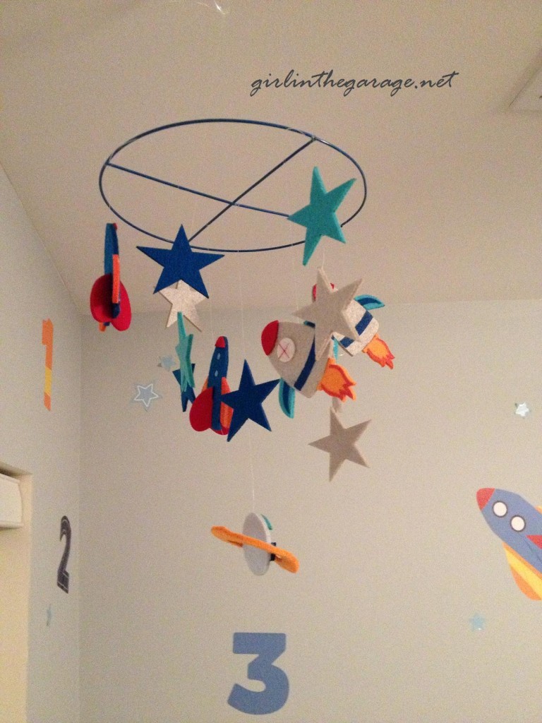 Boy's Space Mobile by Girl in the Garage