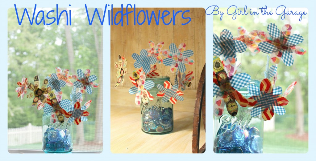 Washi Wildflowers by Girl in the Garage