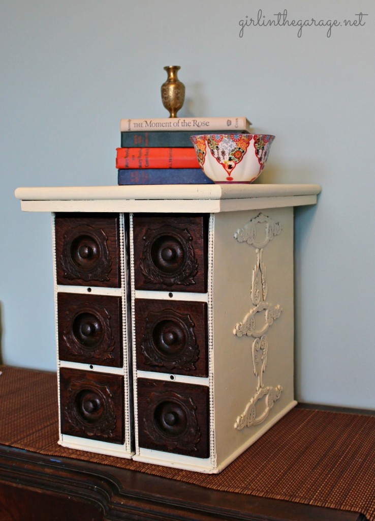 Upcycled Antique Sewing Drawers by Girl in the Garage