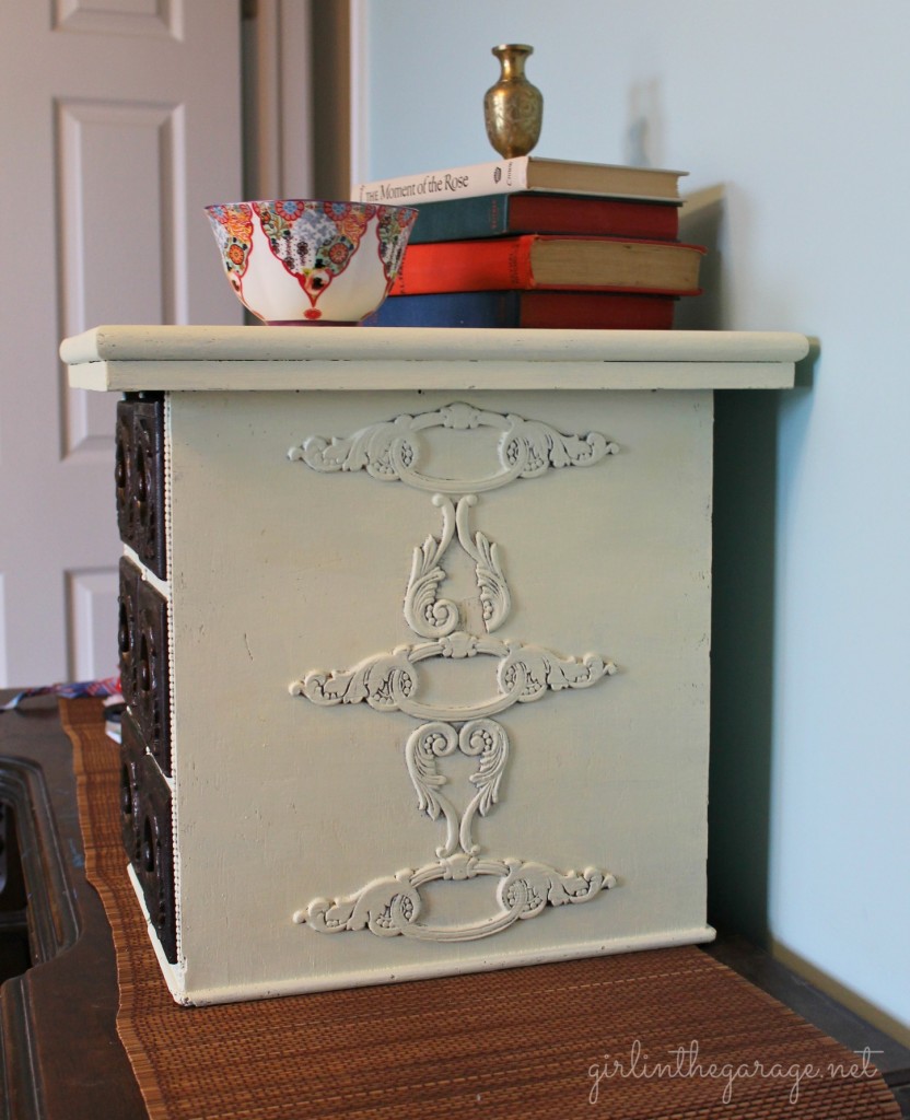 Upcycled Antique Sewing Drawers by Girl in the Garage