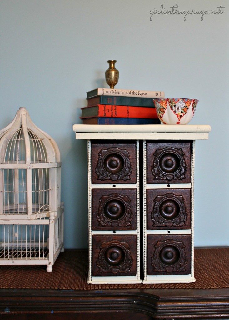 Upcycled Antique Sewing Drawers by Girl in the Garage