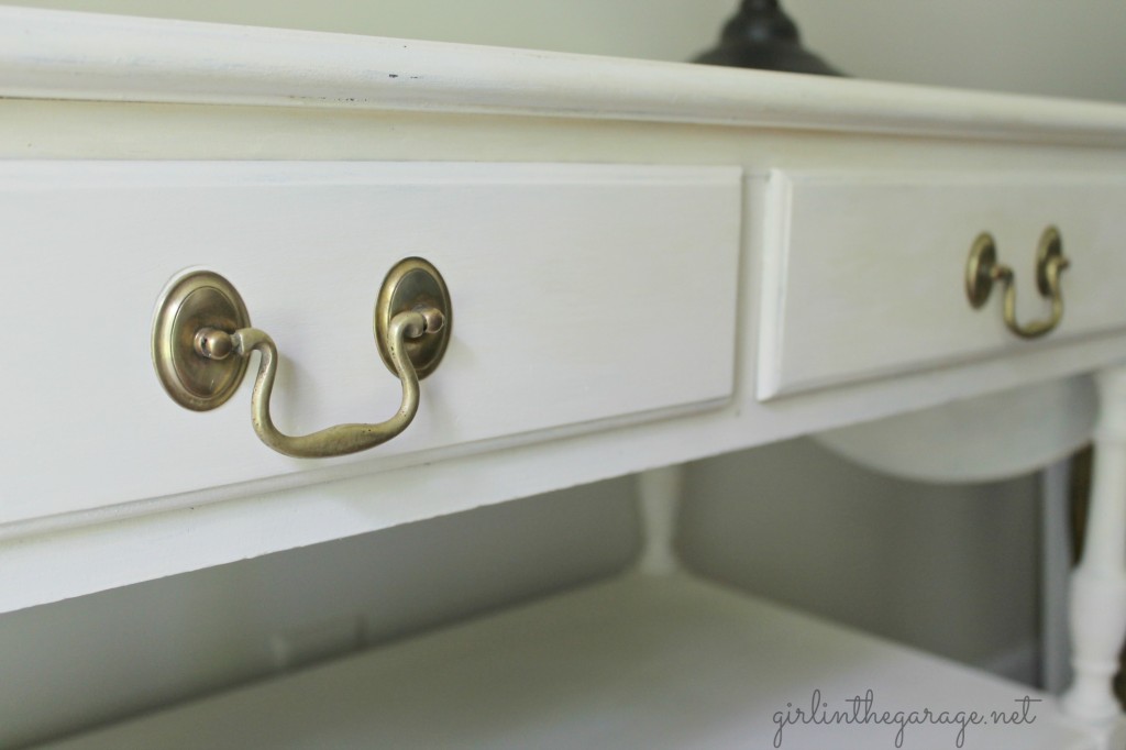 Midcentury buffet gets a classy makeover by Girl in the Garage.