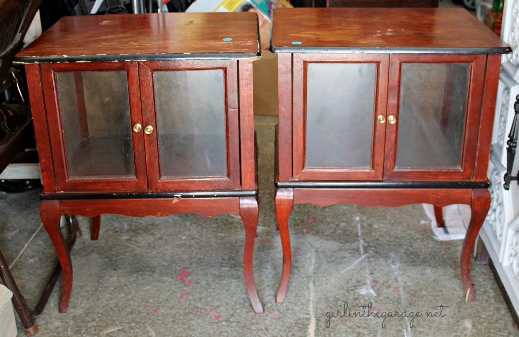 Gilded Tables: Turquoise and Gold Makeover by Girl in the Garage