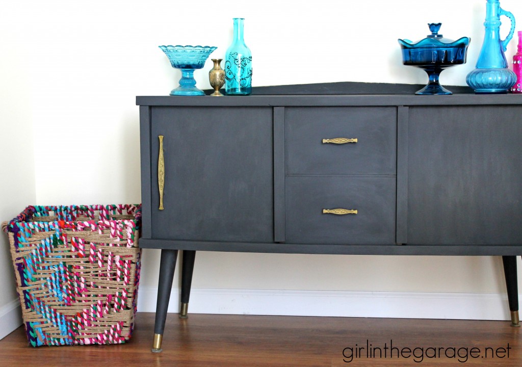 Midcentury Makeover with a Funky Surprise.  girlinthegarage.net