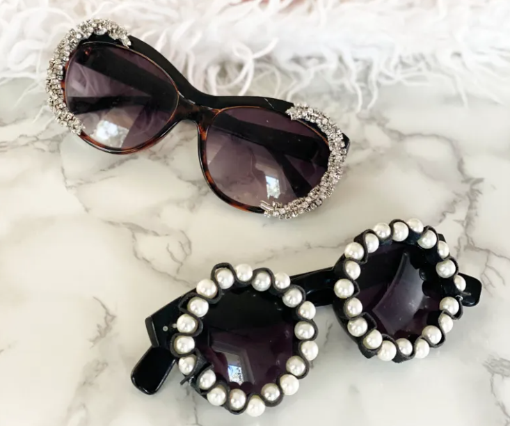 Upcycled sunglasses by Creative Fashion Blog