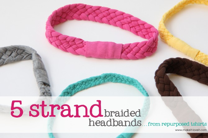 UPCYCLE DIY  Braided Headband from upcycled Sweater