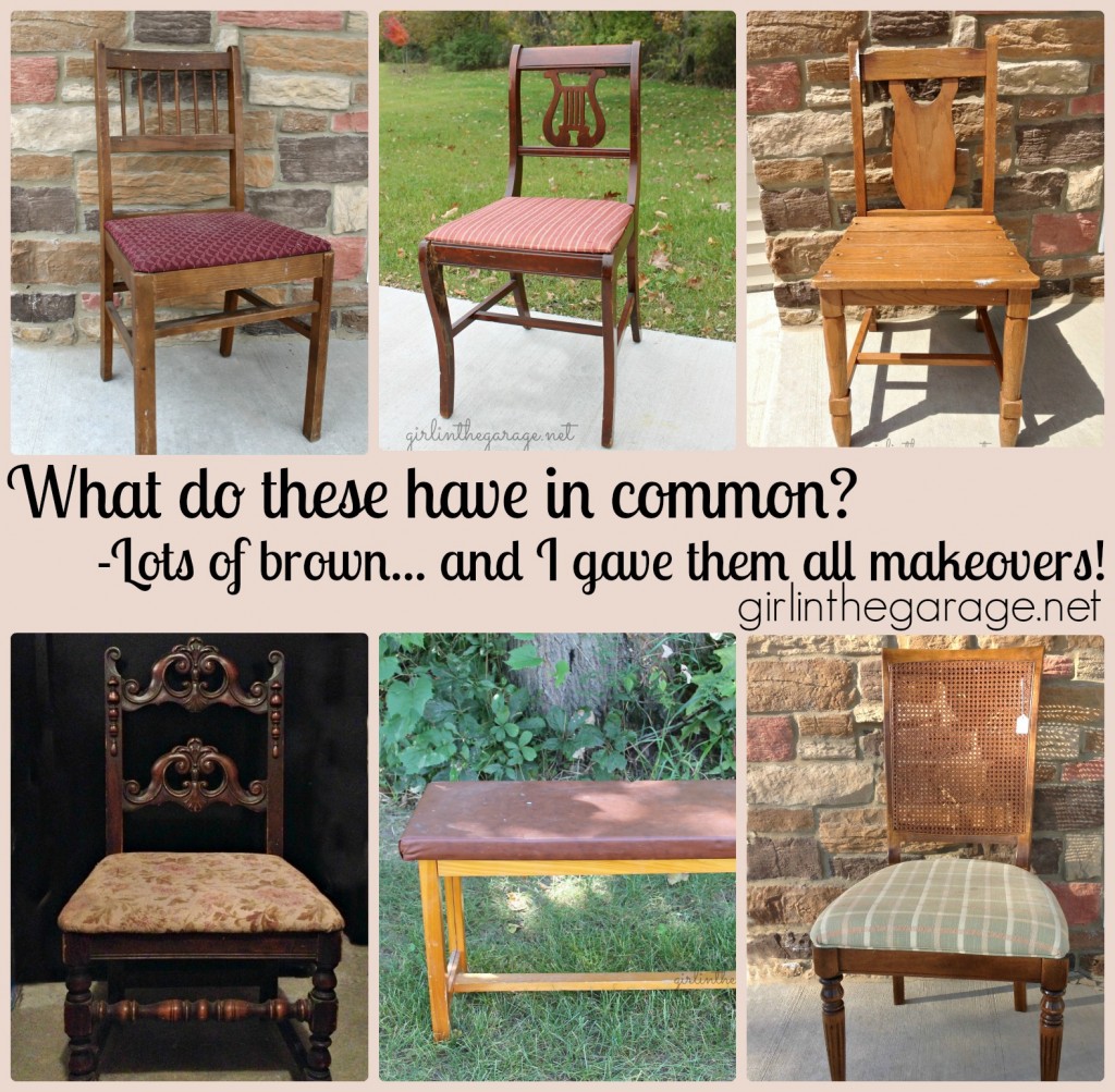 Tips on choosing the right chair to make over.  girlinthegarage.net