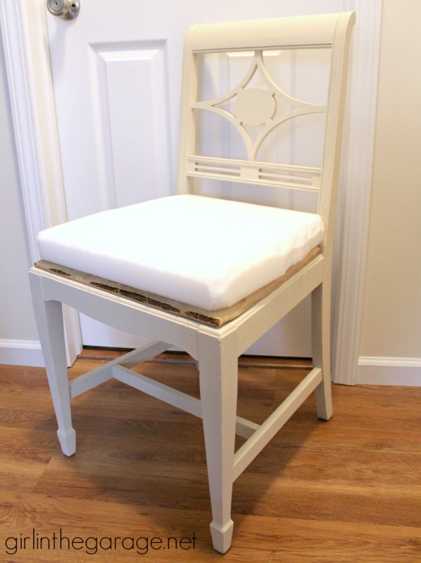 DIY: Vintage Chair Makeover with Chalk Paint. girlinthegarage.net