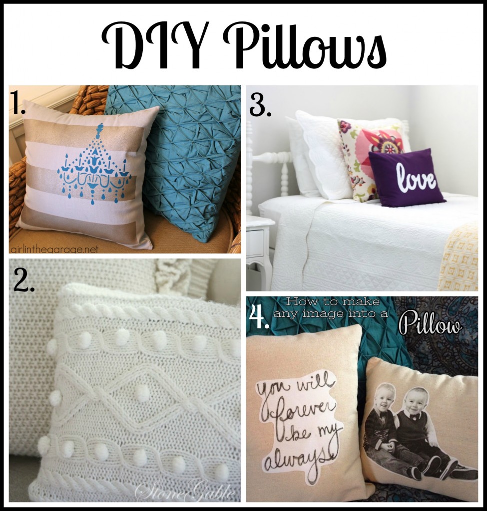 DIY Pillow Tutorials - girlinthegarage.net