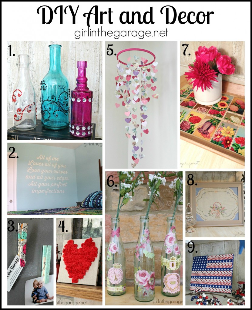 DIY Art and Decor - girlinthegarage.net