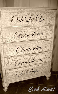 inside dresser drawers decoupage Furniture Creative in Decoupage Garage®  to the Girl  16 Ways