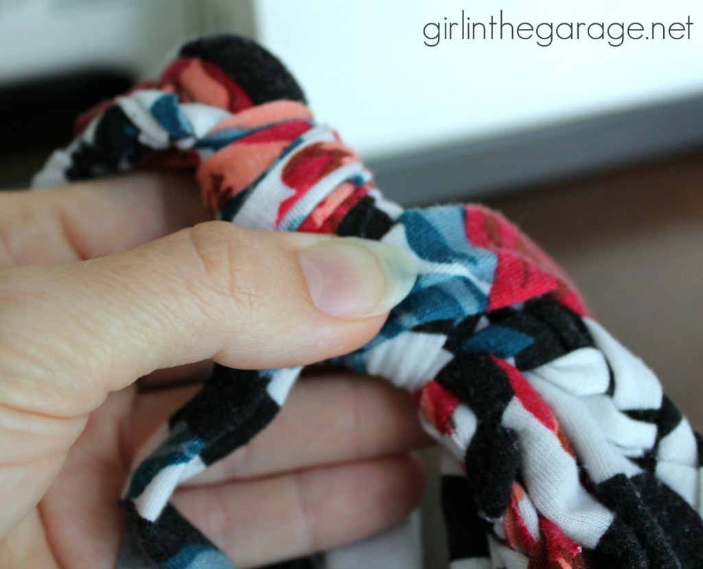 DIY Infinity Scarf from a Maxi Dress - girlinthegarage.net