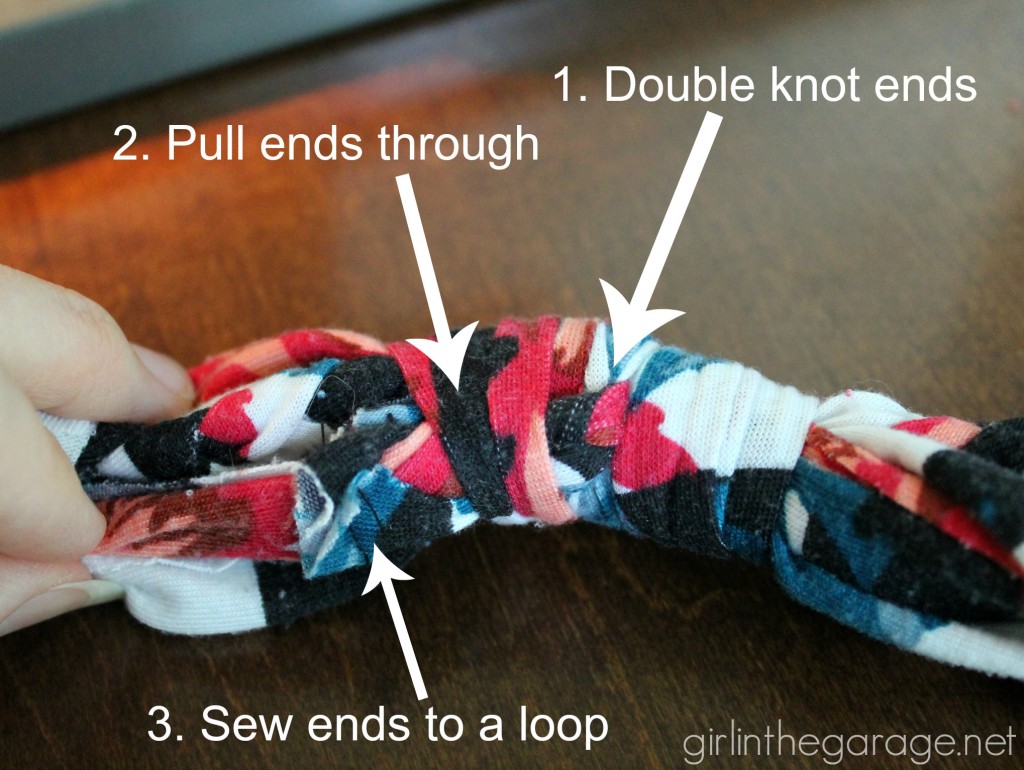 DIY Infinity Scarf from a Maxi Dress - girlinthegarage.net