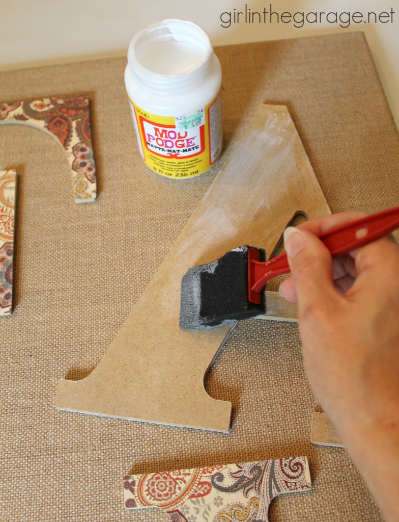 DIY Fall Burlap Art and Mantel {Fall Home Decor Tour}