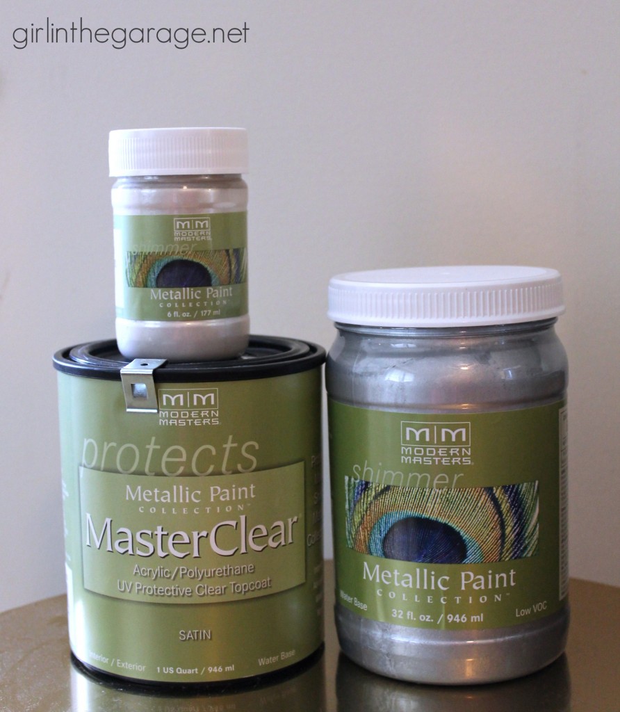 Favorite DIY Products - Modern Masters metallic paint