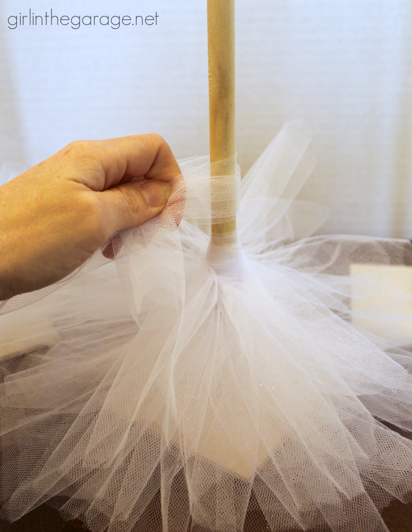 DIY Tulle Trees Tutorial - Girl in the Garage