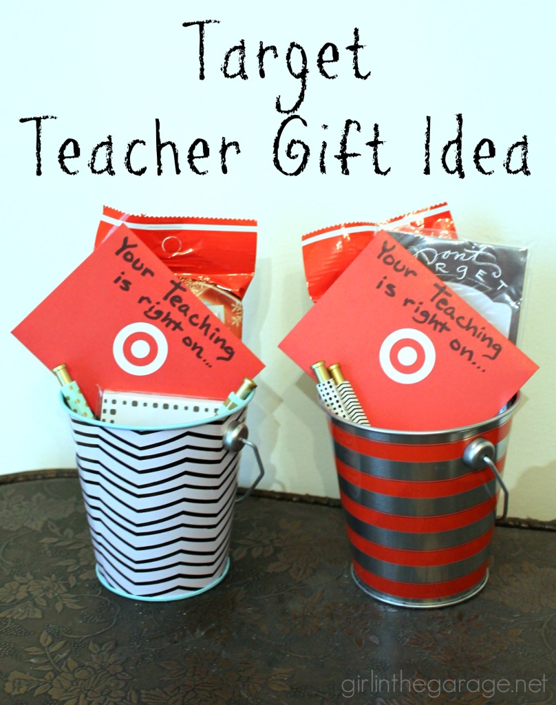 Cute and easy Target-themed teacher gift idea. girlinthegarage.net Cute and easy Target-themed teacher gift idea. girlinthegarage.net