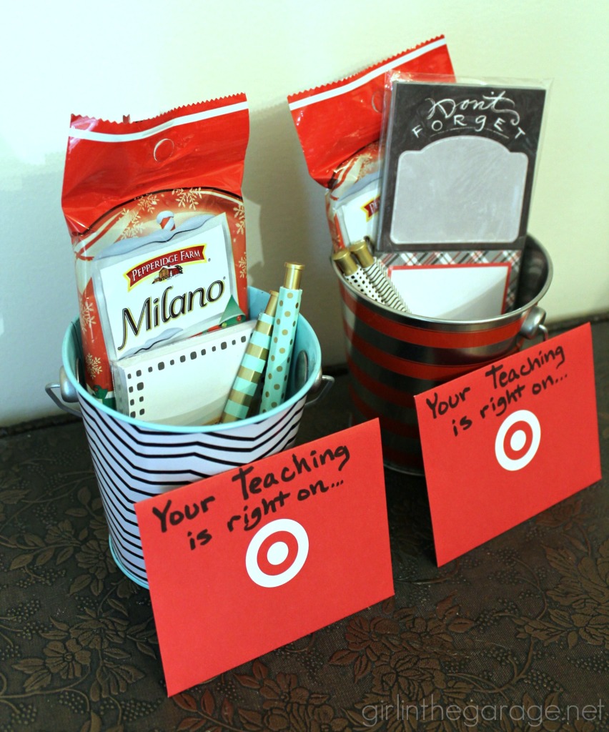 Cute and easy Target-themed teacher gift idea. girlinthegarage.net Cute and easy Target-themed teacher gift idea. girlinthegarage.net