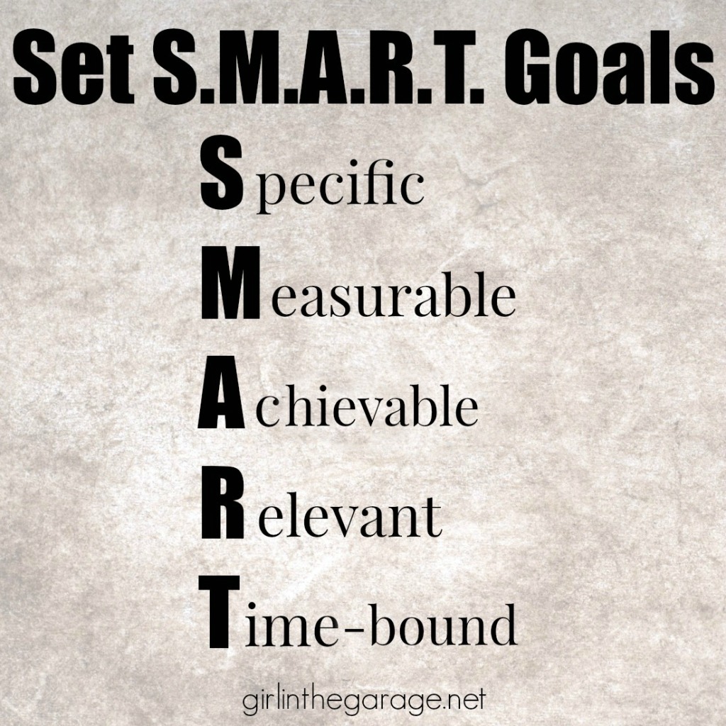 Goal Setting: 5 Tips for how to set and keep goals for your best year ever.  girlinthegarage.net