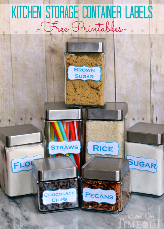 How to Organize Storage Bins (with FREE Printables!)