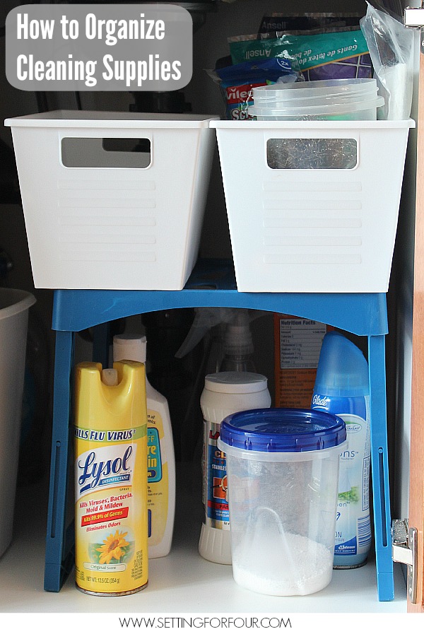 16 Clever Ways to Organize Cleaning Supplies