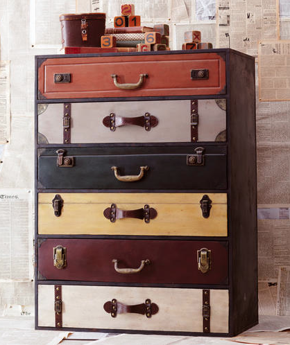 luggage chest of drawers