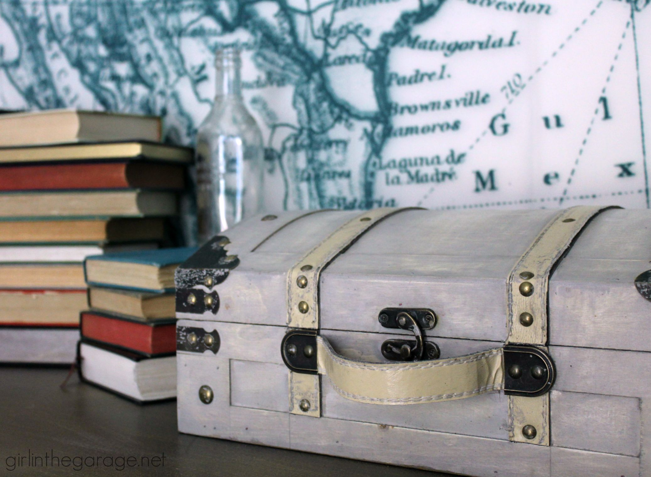 Repurpose a free dresser into an Anthropologie inspired faux industrial printer's cabinet - Girl in the Garage