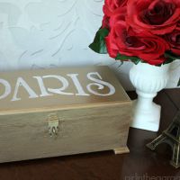 Metallic Paris Jewelry Box