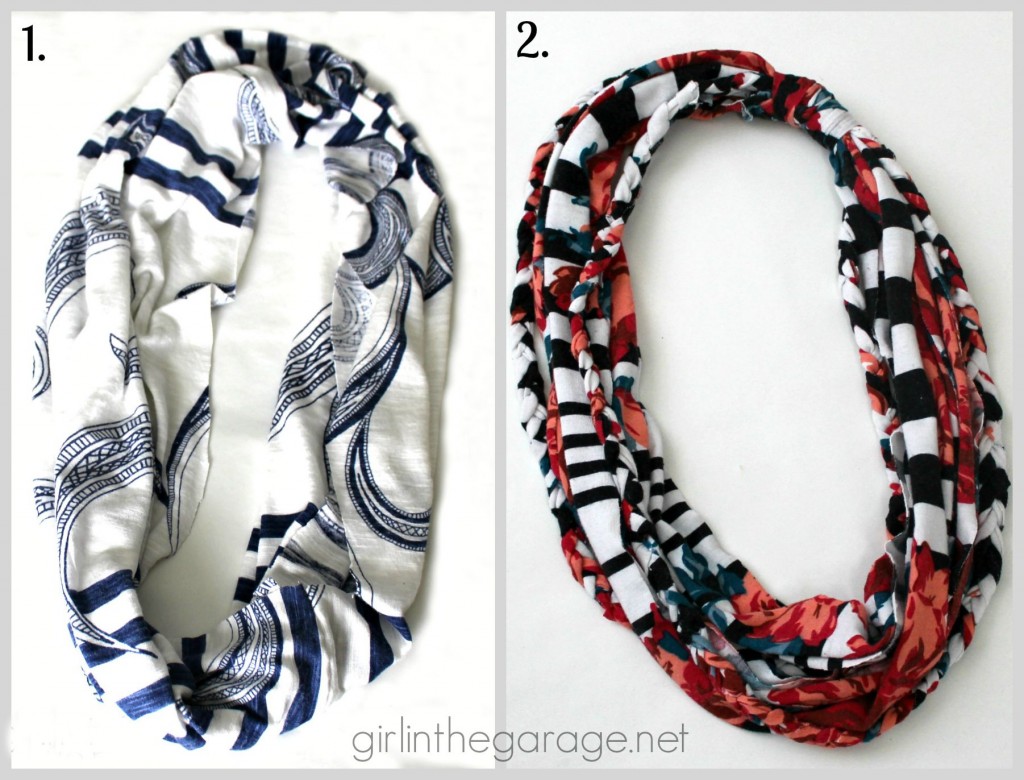 DIY Infinity Scarves - girlinthegarage.net