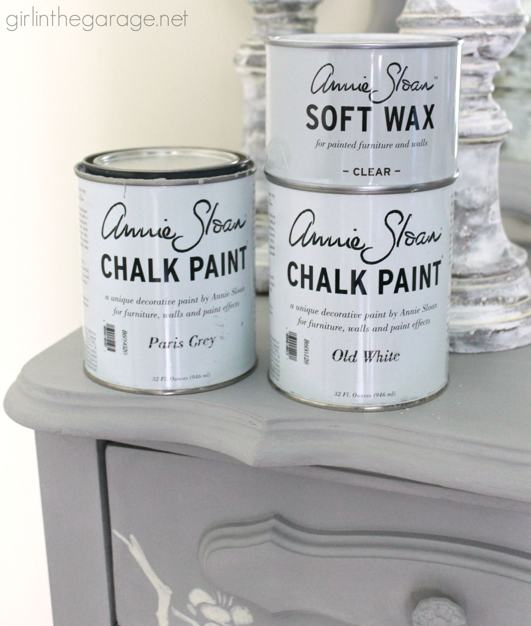 Annie Sloan Chalk Paint - Old White, 1 Liter