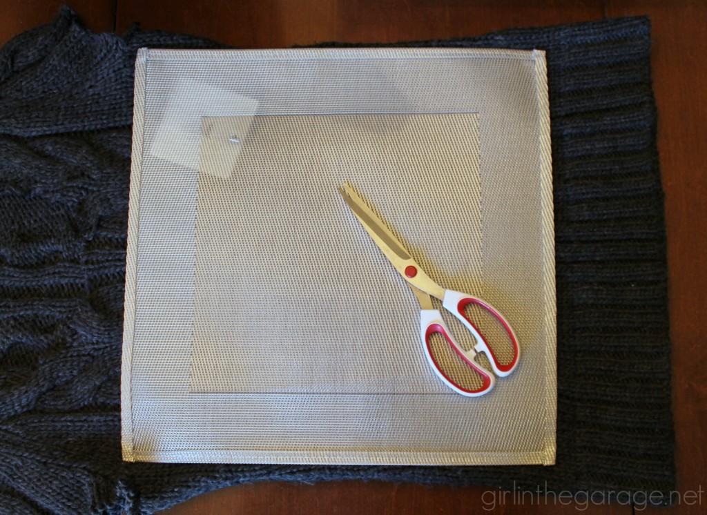 One upcycled sweater, three DIY projects - Trash to Treasure - girlinthegarage.net