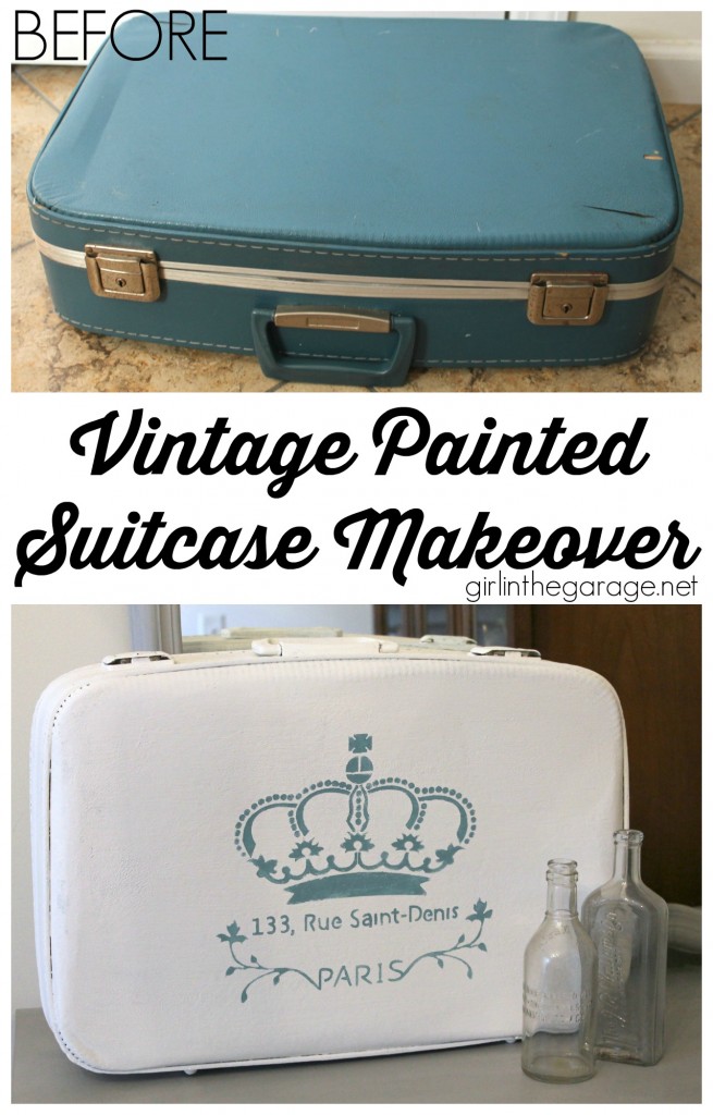 Vintage Suitcase Makeover #2  Confessions of a Serial Do-it-Yourselfer