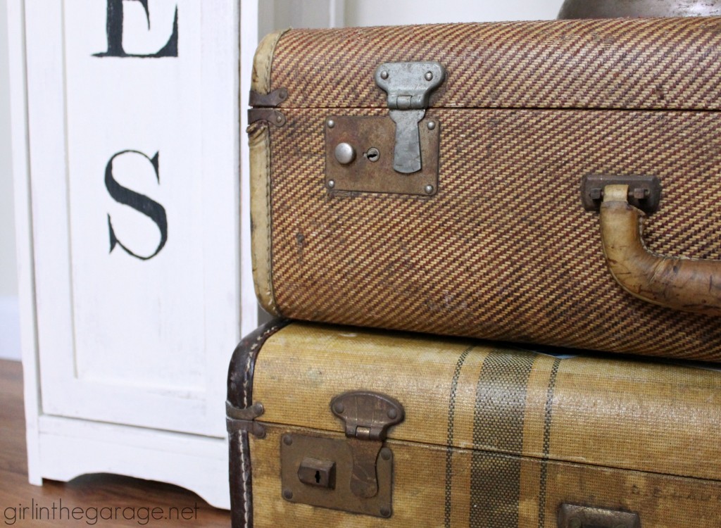 Plain to Charming: Storage Cabinet Makeover by Girl in the Garage