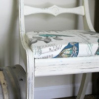 Vintage White Chair – Themed Furniture Makeover