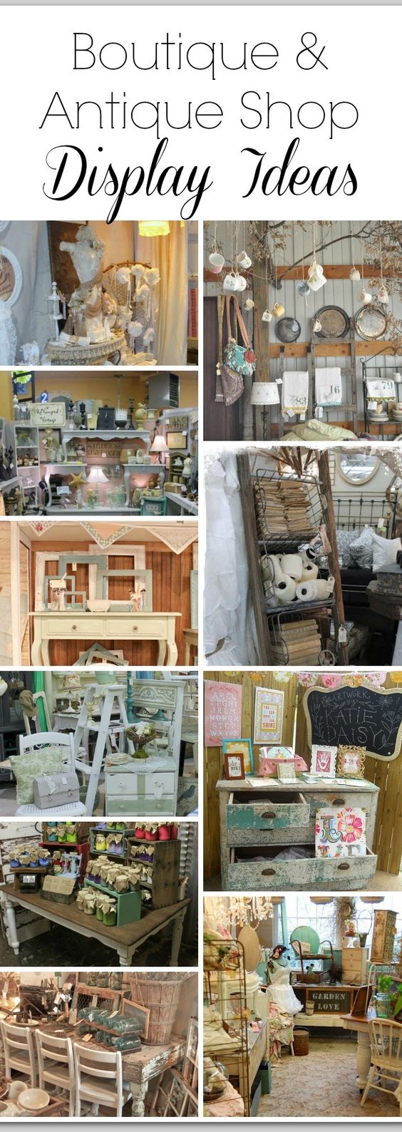 Vintage Market or Craft Fair Display Ideas (Sonoma Fog)