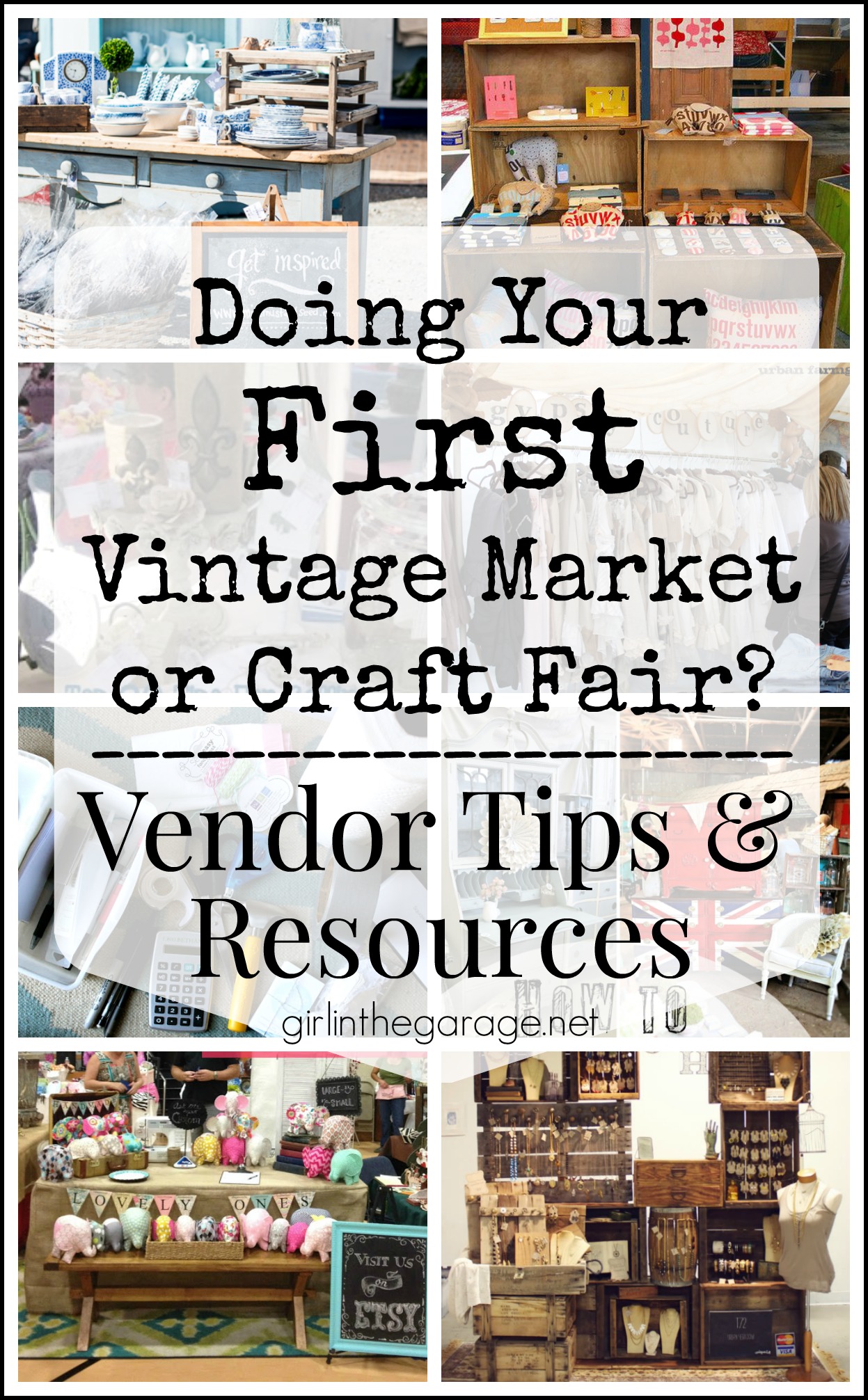 Doing your first vintage market or craft fair? Vendor tips and resources