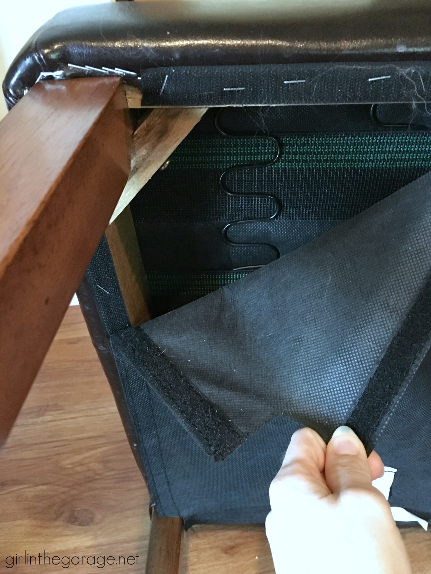 reupholster leather dining chair