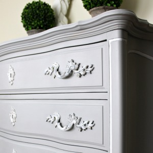 French Provincial Dresser Makeover: Beast to Beauty