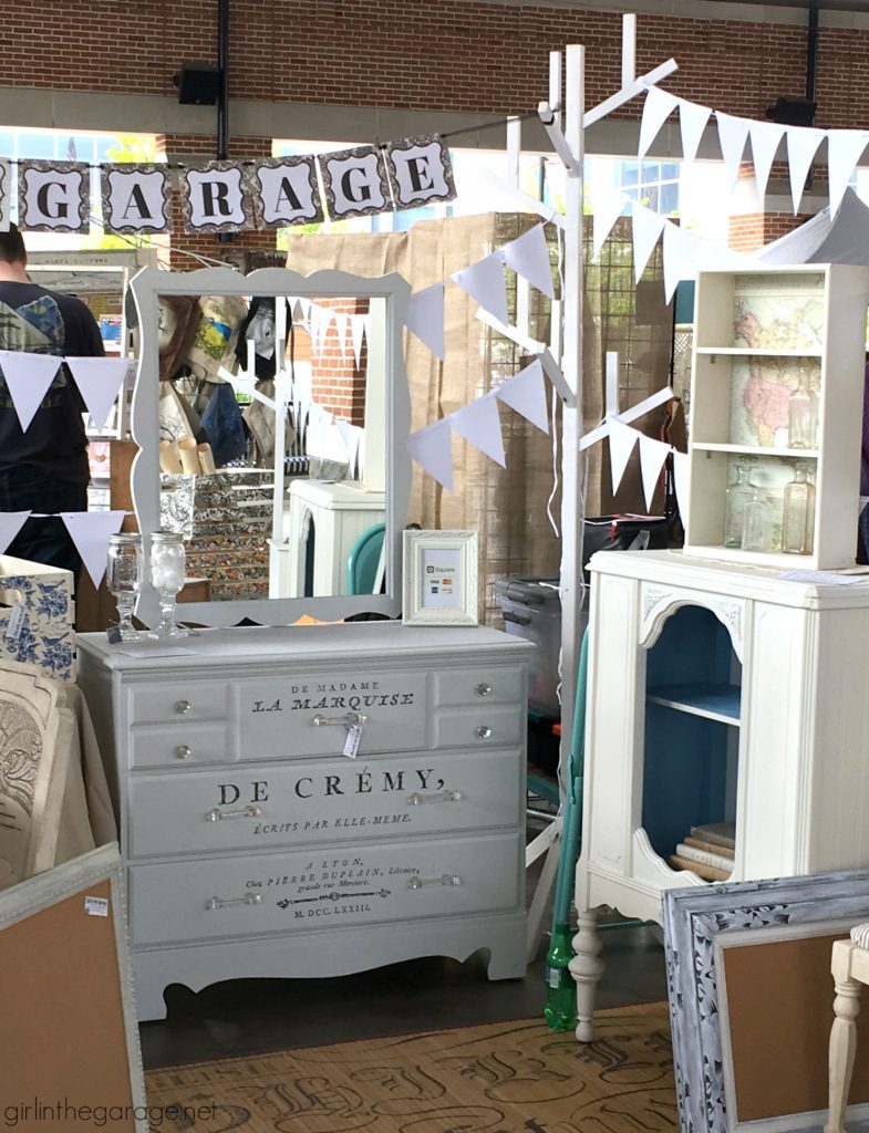 How to be a successful furniture and decor vendor at a vintage market - Three Little Birds Market recap