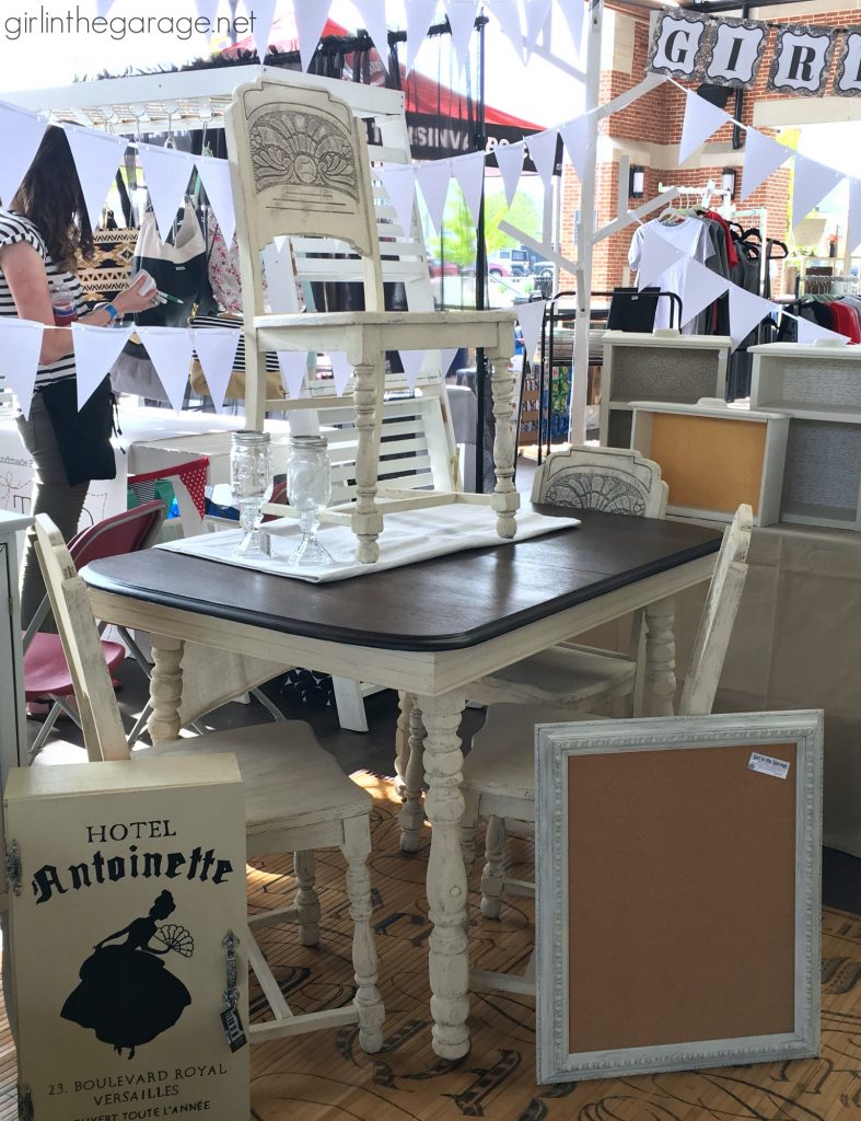 How to be a successful furniture and decor vendor at a vintage market - Three Little Birds Market recap