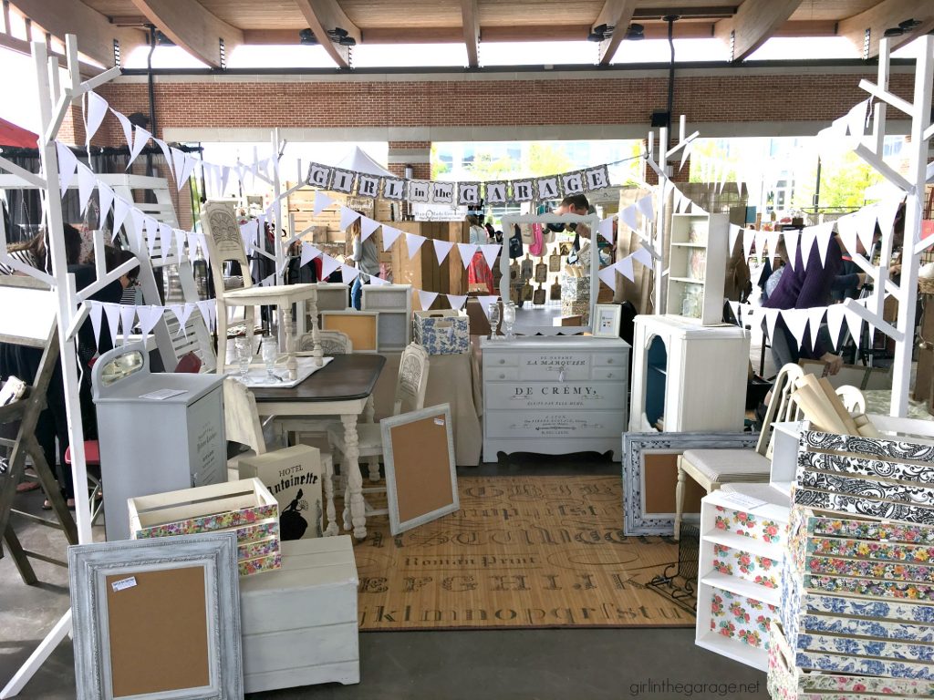 Vintage Market Booth - Girl in the Garage