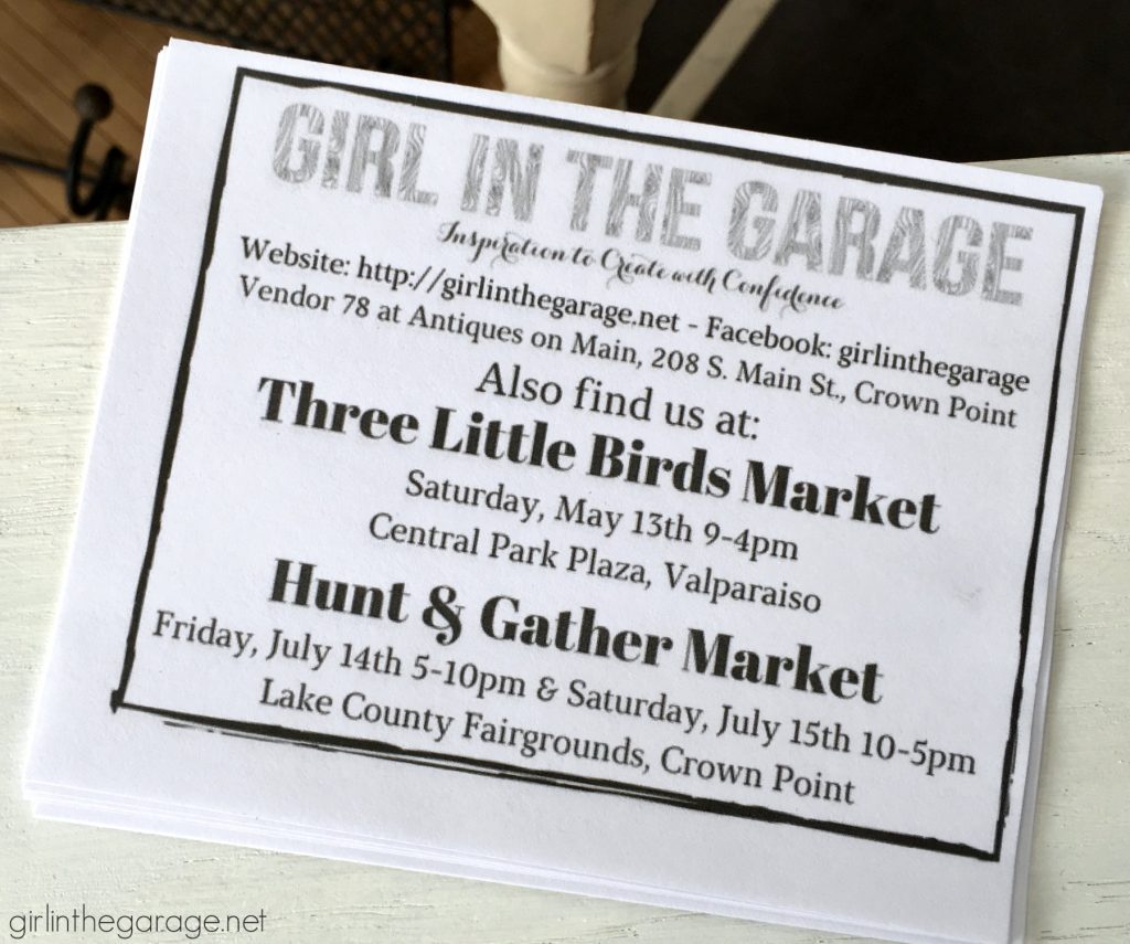 How to be a successful furniture and decor vendor at a vintage market - Three Little Birds Market recap