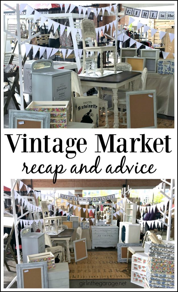 How to be a successful furniture and decor vendor at a vintage market - Three Little Birds Market recap