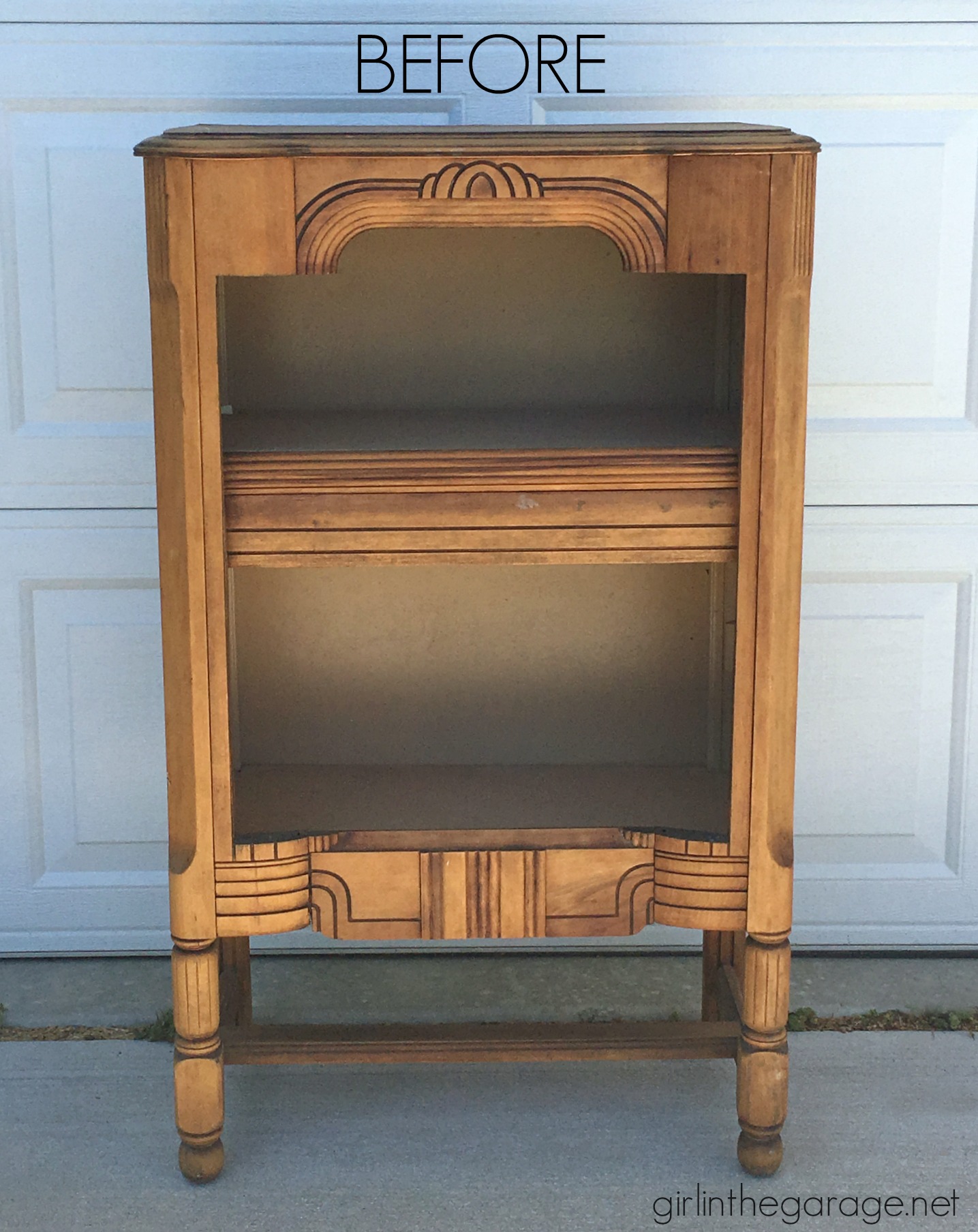 Repurposed Radio Makeover Girl in the Garage®