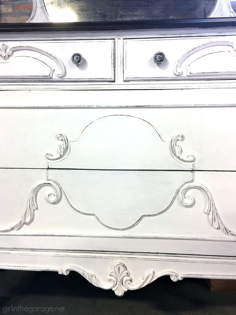 How to repair and revive an antique vanity makeover - Girl in the Garage