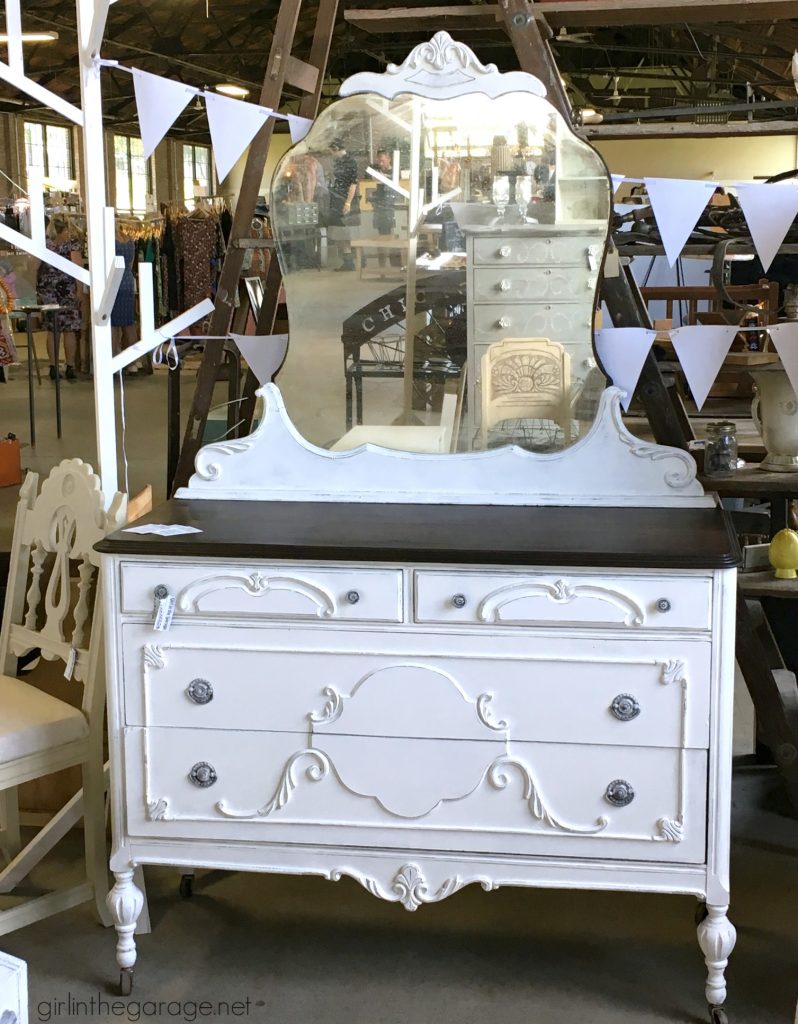 How to repair and revive an antique vanity makeover - Girl in the Garage