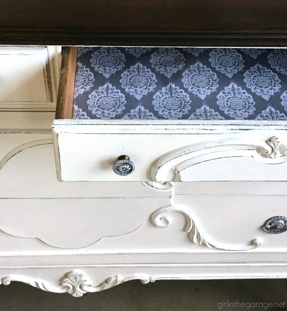 How to repair and revive an antique vanity makeover - Girl in the Garage