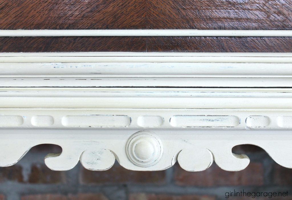 Yard Sale Antique Sideboard Makeover- Girl in the Garage