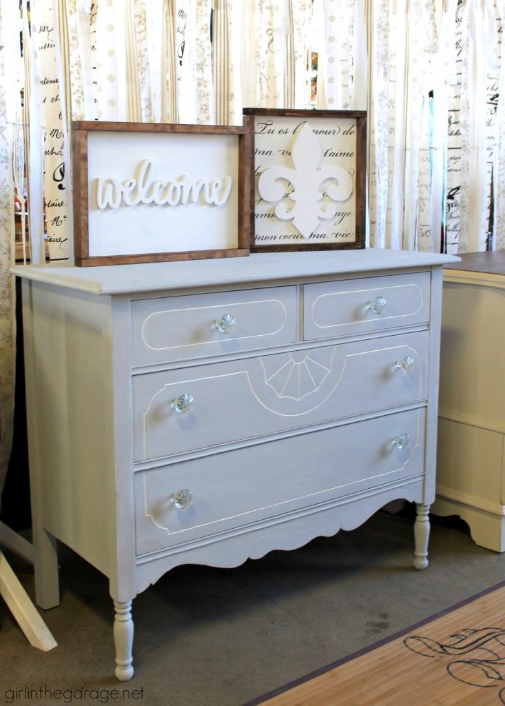 Pure White Chalk Paint Furniture Ideas - Girl in the Garage®